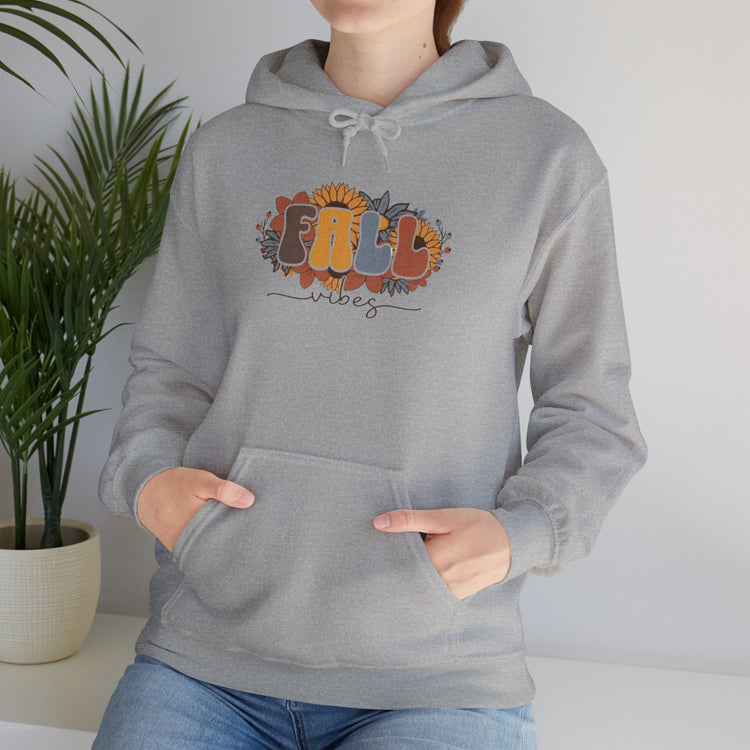 Fall Vibes Unisex Hoodie, Cozy Autumn Sweatshirt, Seasonal Fashion, Fall Gift, Casual Wear, Perfect for Thanksgiving Printify