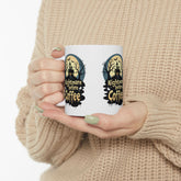 Nightmare Before Coffee Ceramic Mug - Halloween Coffee Cup, Spooky Mug, Gift for Coffee Lovers, Haunted House Decor, 11oz and 15oz Sizes Printify