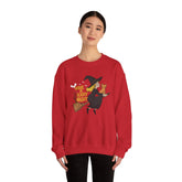 Halloween Witch Sweatshirt, Cozy Crewneck, Unisex Sweater, Spooky Season Apparel, Scary Night Gift, Fall Fashion Printify