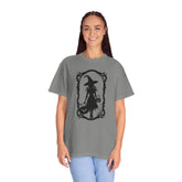 Witchy Garment-Dyed T-Shirt | Halloween Fashion Unisex Tee | Spooky Fall Apparel | Witch Costume Essential Printify