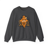 Unisex Halloween Ghost Sweatshirt - Spooky Vibes, Cozy Apparel, Perfect for Fall, Ghost Lover Gift, Halloween Celebration Printify