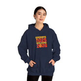 New Year Celebration Hoodie Goodbye 2025 Welcome 2026 Sweatshirt Cozy Gift Friends Unisex Pullover Trendy Winter Fashion Heavy Blend Hooded Printify