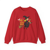 Halloween Witch Sweatshirt, Cozy Crewneck, Unisex Sweater, Spooky Season Apparel, Scary Night Gift, Fall Fashion Printify