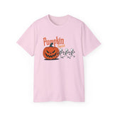 Halloween Skeleton Pumpkin Tee, Spooky Graphic Shirt, Unisex Fall Fashion, Halloween Costume Top, Fun October Apparel Printify