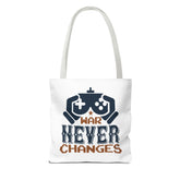 Gamer Tote Bag - War Never Changes, Video Game Bag, Gift for Gamers, Gaming Merchandise, Eco-Friendly Canvas Bag Printify