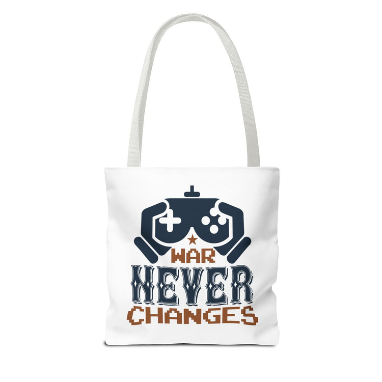 Gamer Tote Bag - War Never Changes, Video Game Bag, Gift for Gamers, Gaming Merchandise, Eco-Friendly Canvas Bag Printify