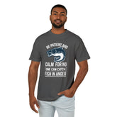 Fishing Adventure Cotton Tee, Unisex T-Shirt for Outdoor Enthusiasts, Casual Wear, Gift for Fishermen, Nature Lover Apparel Printify