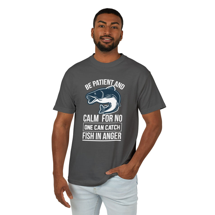 Fishing Adventure Cotton Tee, Unisex T-Shirt for Outdoor Enthusiasts, Casual Wear, Gift for Fishermen, Nature Lover Apparel Printify