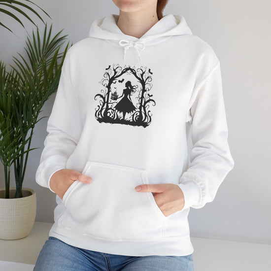 Mystical Nature Unisex Hoodie - Cozy Sweatshirt for Autumn, Halloween, Gift for Nature Lovers, Comfortable Casual Wear Printify