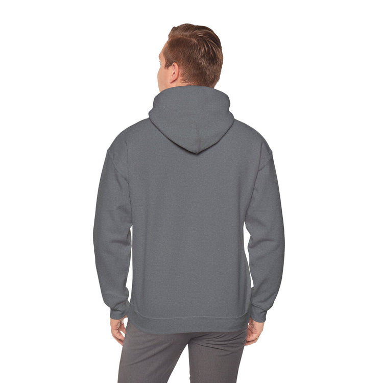 Halloween Witch and Cat Hoodie, Cozy Fall Sweatshirt, Scary Night Apparel, Unisex Ghostly Sweatshirt, Cute Halloween Gift Printify