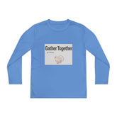 Thanksgiving Youth Long Sleeve Tee, Gather Together Shirt, Kids Long Sleeve Shirt, Family Celebration Apparel, Holiday Gift Printify