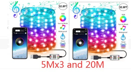 Christmas Tree Decoration Lights Custom LED String Lights My Store