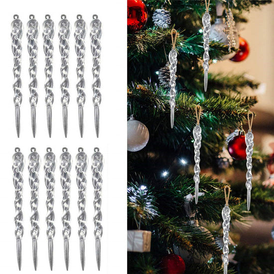 12 Creative Icicle Christmas Ornaments Hanging Ornaments My Store