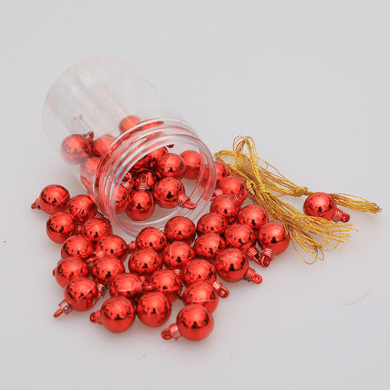 48 Christmas Electroplated Glossy Balls Mini Hanging Ball My Store