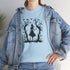Whimsical Forest Silhouette Tee, Unisex Heavy Cotton T-Shirt, Fall Fashion, Halloween Shirt, Nature Lover Gift Printify