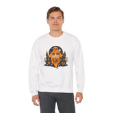 Unisex Halloween Ghost Sweatshirt - Spooky Vibes, Cozy Apparel, Perfect for Fall, Ghost Lover Gift, Halloween Celebration Printify