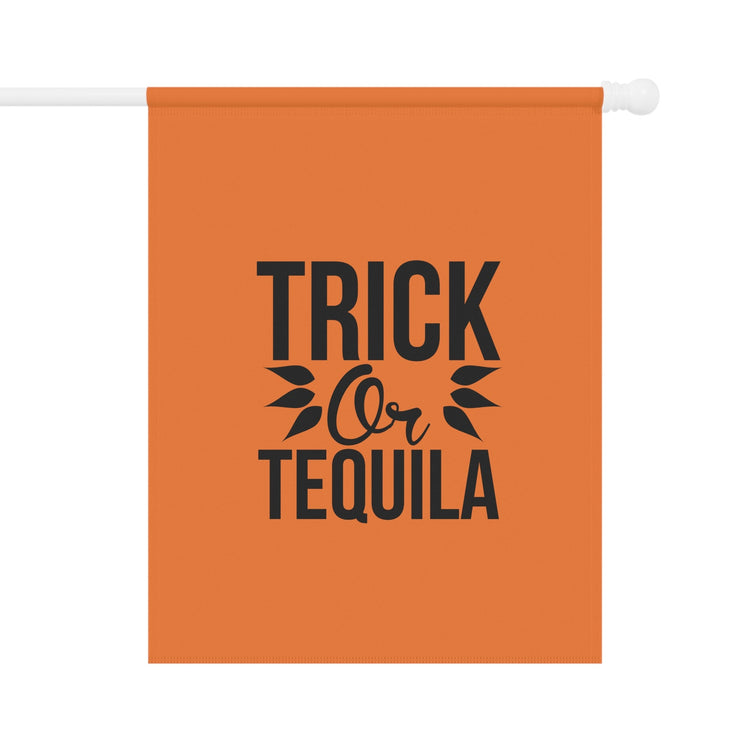Halloween Garden Banner, Trick or Tequila Sign for Outdoor Decor, Fall Home Decoration, Seasonal Yard Flag, Halloween Party Decor Printify