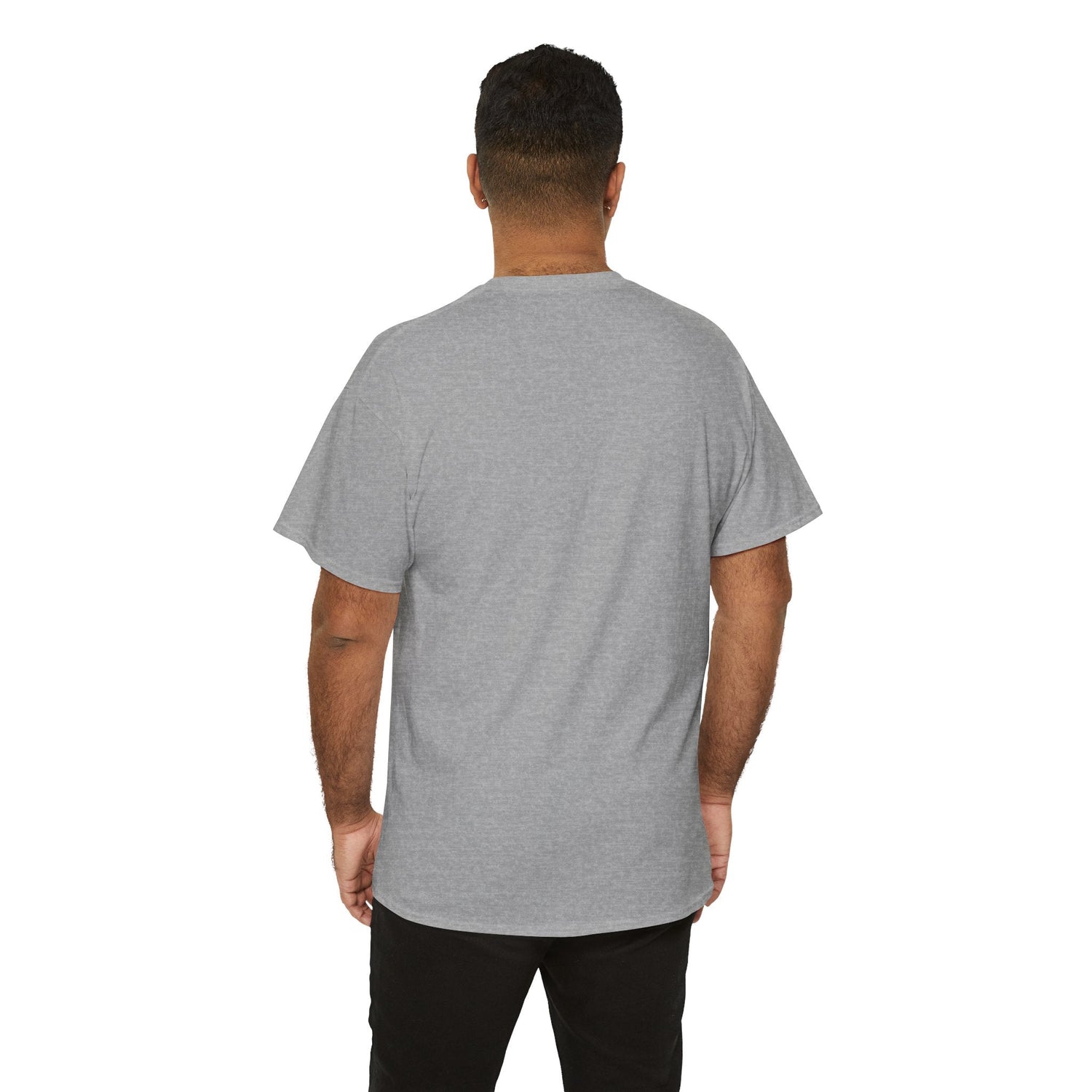 Whimsical Forest Silhouette Tee, Unisex Heavy Cotton T-Shirt, Fall Fashion, Halloween Shirt, Nature Lover Gift Printify