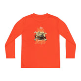 Youth Long Sleeve Competitor Tee - Vibrant Graphic Tee for Kids, Perfect for Casual Outings, Halloween, Parties, Everyday Wear, Unique [...] Printify