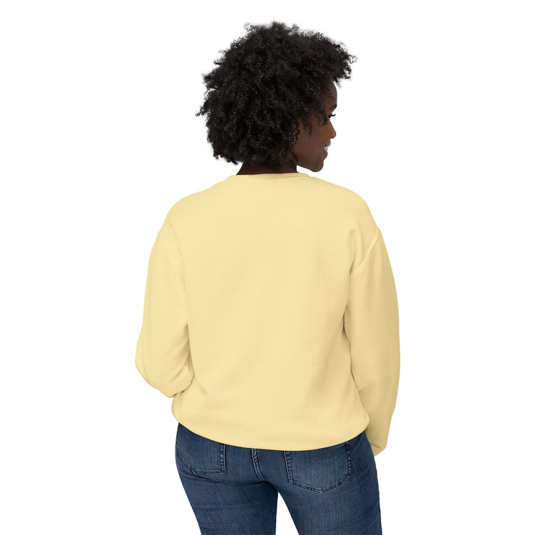 Unisex Lightweight Crewneck Sweatshirt - Nightmare Before Coffee Printify