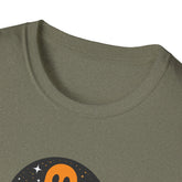 Halloween Ghost T-Shirt, Unisex Softstyle Tee for Halloween, Cute Halloween Shirt, Fall Festive Wear, Funny Ghost Design Printify