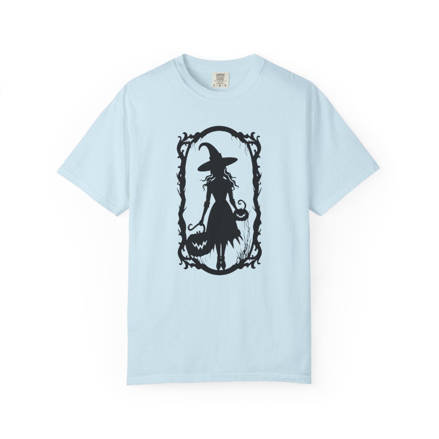 Witchy Garment-Dyed T-Shirt | Halloween Fashion Unisex Tee | Spooky Fall Apparel | Witch Costume Essential Printify