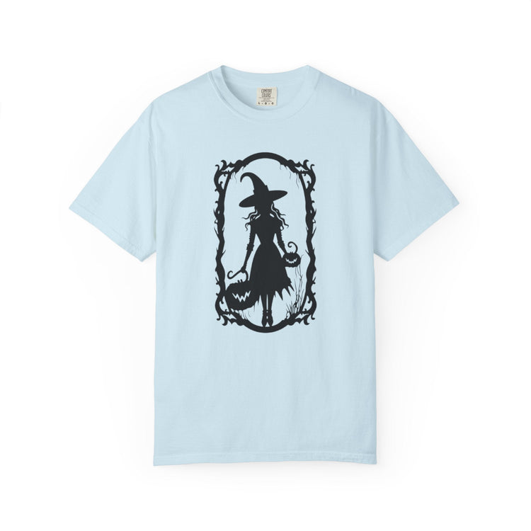 Witchy Garment-Dyed T-Shirt | Halloween Fashion Unisex Tee | Spooky Fall Apparel | Witch Costume Essential Printify