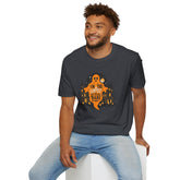 Halloween Ghost T-Shirt, Unisex Softstyle Tee for Halloween, Cute Halloween Shirt, Fall Festive Wear, Funny Ghost Design Printify