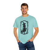 Witchy Garment-Dyed T-Shirt | Halloween Fashion Unisex Tee | Spooky Fall Apparel | Witch Costume Essential Printify