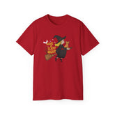 Halloween Witch T-Shirt, Funny Tee, Spooky Apparel, Costume Party Shirt, Fall Fashion, Trick or Treat Printify