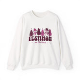 Festive Crewneck Sweatshirt with Fun Holiday Design, Cozy Winter Wear, Christmas Gift, Comfy Sweater, Unisex Holiday Apparel Printify