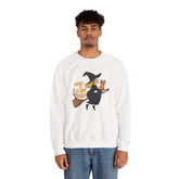 Halloween Witch Sweatshirt, Cozy Crewneck, Unisex Sweater, Spooky Season Apparel, Scary Night Gift, Fall Fashion Printify