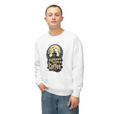 Unisex Lightweight Crewneck Sweatshirt - Nightmare Before Coffee Printify