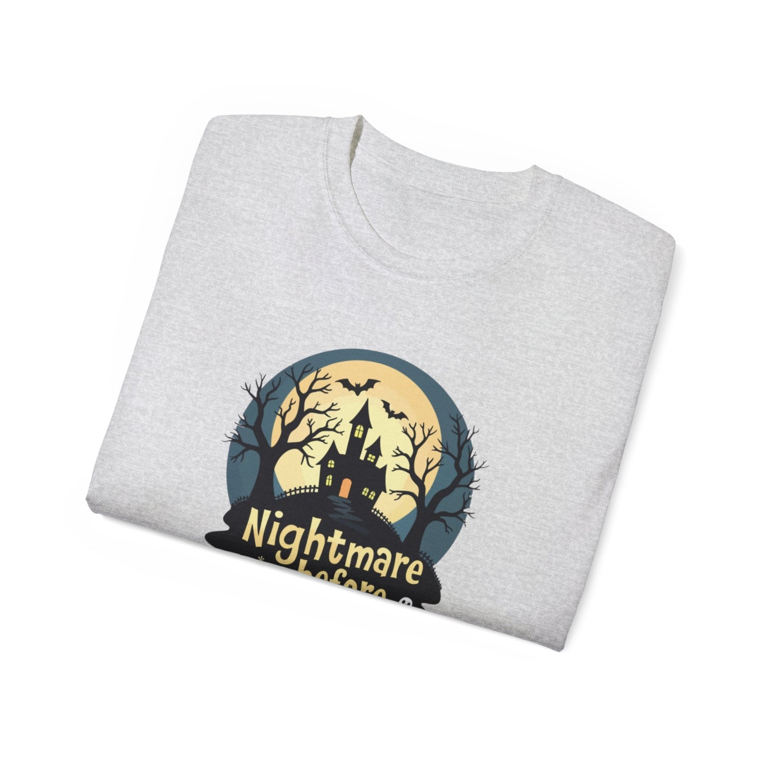 Nightmare Before Coffee Tee, Halloween T-Shirt, Coffee Lover Gift, Spooky Shirt, Unisex Graphic Tee, Autumn Apparel Printify