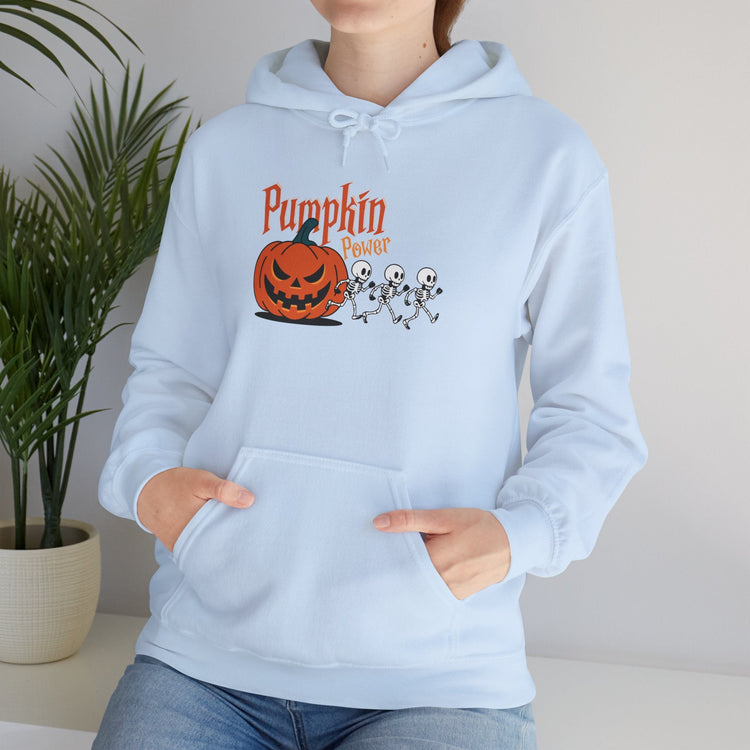 Halloween Pumpkin Sweatshirt, Spooky Fall Apparel, Cozy Hoodie, Unisex Halloween Clothing, Perfect Gift for Halloween Printify
