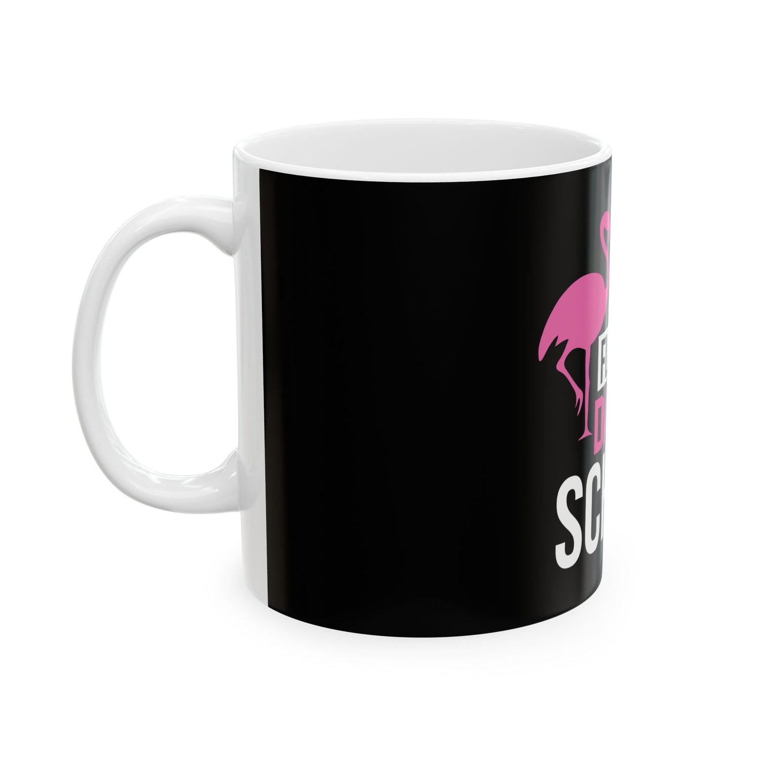Flamingo School Celebration Mug | 100 Days of School Gift | Fun Teacher Appreciation | Cute Student Keepsake | Drinkware Printify