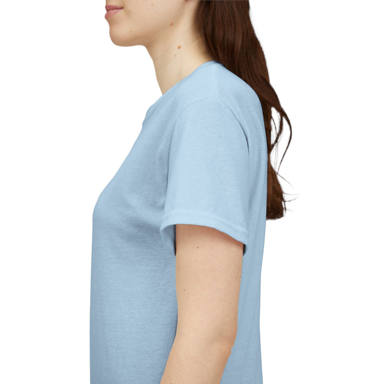 Whimsical Forest Silhouette Tee, Unisex Heavy Cotton T-Shirt, Fall Fashion, Halloween Shirt, Nature Lover Gift Printify