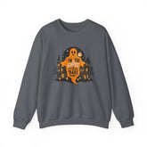 Unisex Halloween Ghost Sweatshirt - Spooky Vibes, Cozy Apparel, Perfect for Fall, Ghost Lover Gift, Halloween Celebration Printify