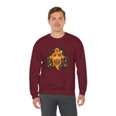 Unisex Halloween Ghost Sweatshirt - Spooky Vibes, Cozy Apparel, Perfect for Fall, Ghost Lover Gift, Halloween Celebration Printify