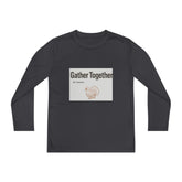 Thanksgiving Youth Long Sleeve Tee, Gather Together Shirt, Kids Long Sleeve Shirt, Family Celebration Apparel, Holiday Gift Printify