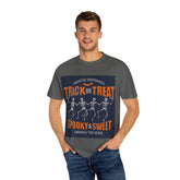 Halloween Skeleton T-Shirt, Trick or Treat Shirt, Spooky Fashion, Unisex Graphic Tee, October Festive Apparel, Halloween Gift Printify