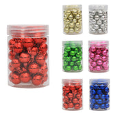 48 Christmas Electroplated Glossy Balls Mini Hanging Ball My Store
