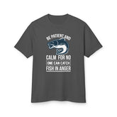 Fishing Adventure Cotton Tee, Unisex T-Shirt for Outdoor Enthusiasts, Casual Wear, Gift for Fishermen, Nature Lover Apparel Printify