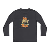 Youth Long Sleeve Competitor Tee - Vibrant Graphic Tee for Kids, Perfect for Casual Outings, Halloween, Parties, Everyday Wear, Unique [...] Printify