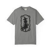 Witchy Garment-Dyed T-Shirt | Halloween Fashion Unisex Tee | Spooky Fall Apparel | Witch Costume Essential Printify