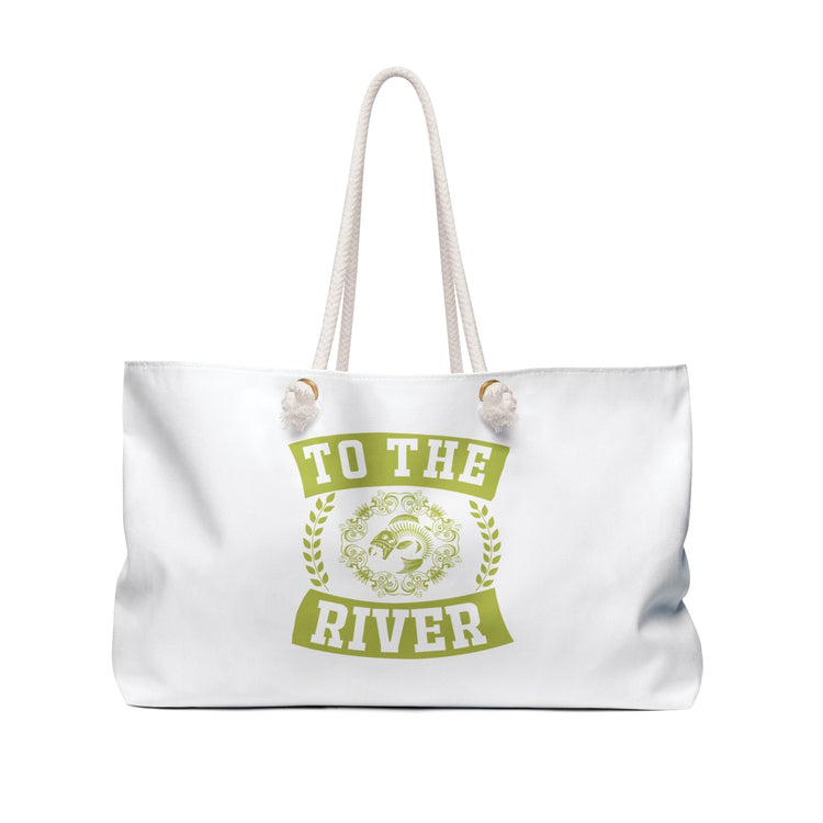 Stylish Weekender Bag for River Adventures, Great for Travel, Beach Trips, Outdoor Events, Gifts for Nature Lovers Printify