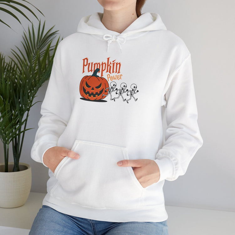 Halloween Pumpkin Sweatshirt, Spooky Fall Apparel, Cozy Hoodie, Unisex Halloween Clothing, Perfect Gift for Halloween Printify