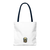 Nightmare Before Coffee Tote Bag, Halloween Tote, Spooky Drink Carrier, Gift for Coffee Lovers, AOP Design Bag Printify