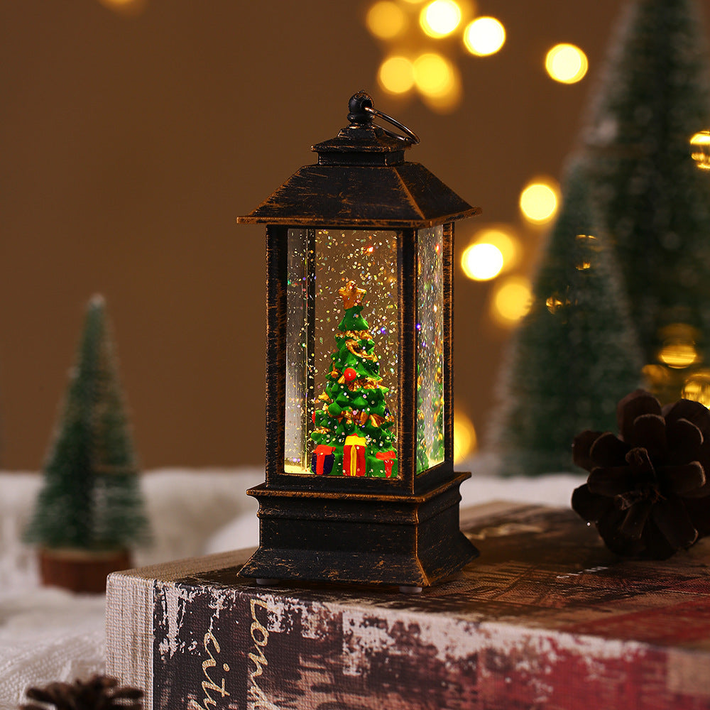 Christmas Decoration Small Oil Lamp Interior Portable LED Lamp My Store