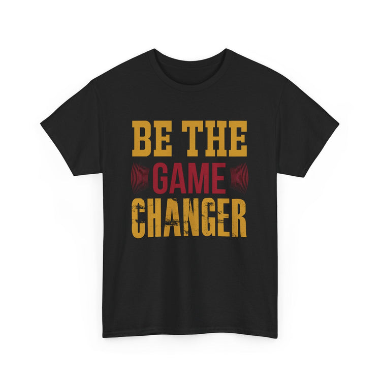 Unisex Oversized Tee: Be the Game Changer Shirt, Motivational Gift, Casual Wear, Workout Attire, Unisex Cotton Top Printify